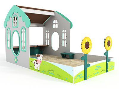 Песочница Сыпучий дворик 1