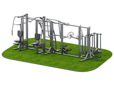 Уличный тренажерный комплекс на раме TORUDA IE 7