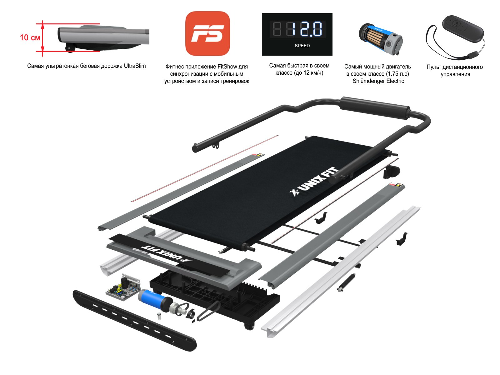 Беговая дорожка R-300C - вид 5
