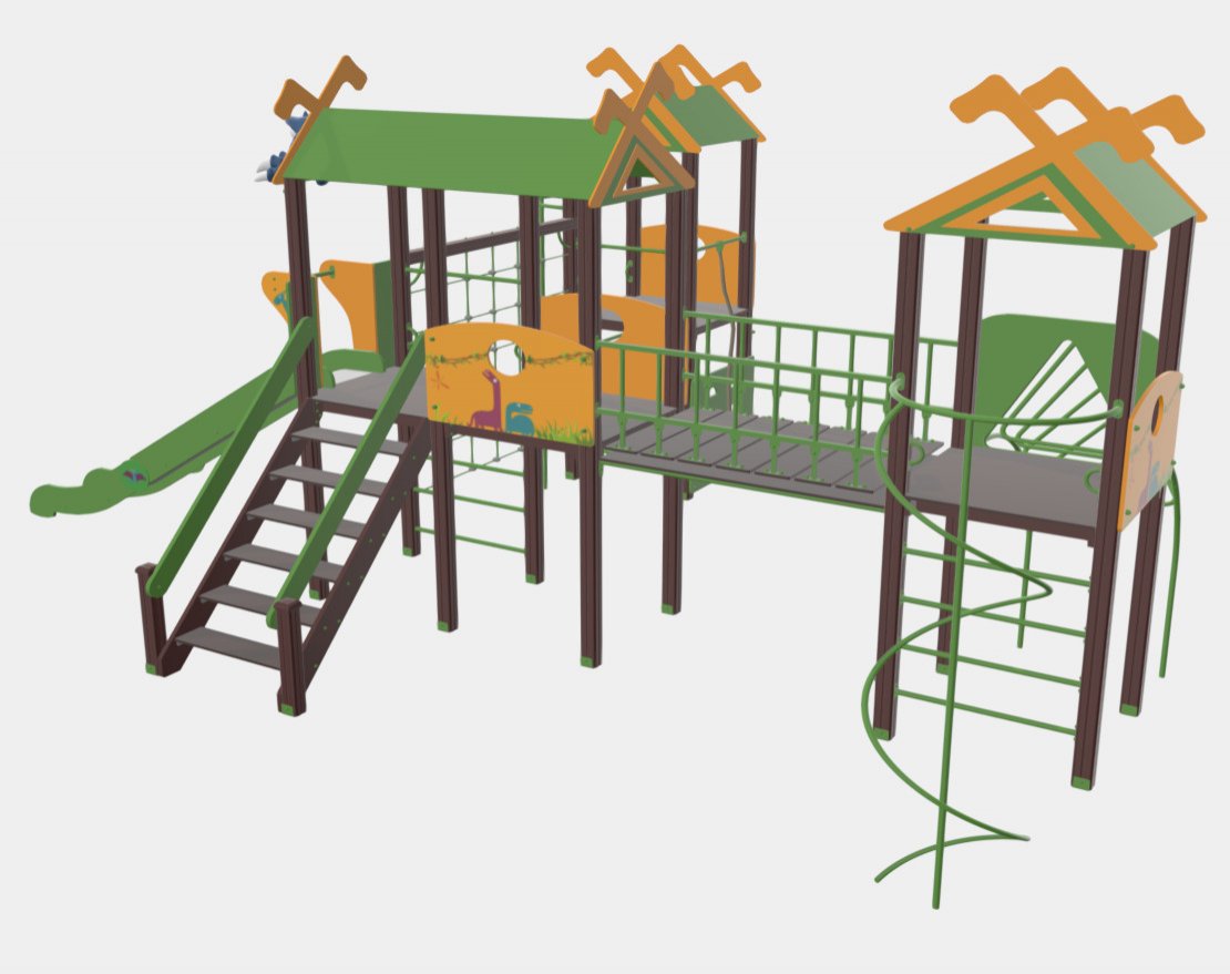 Детский игровой комплекс TORUDA Дино Долина 3D 06060 - вид 4