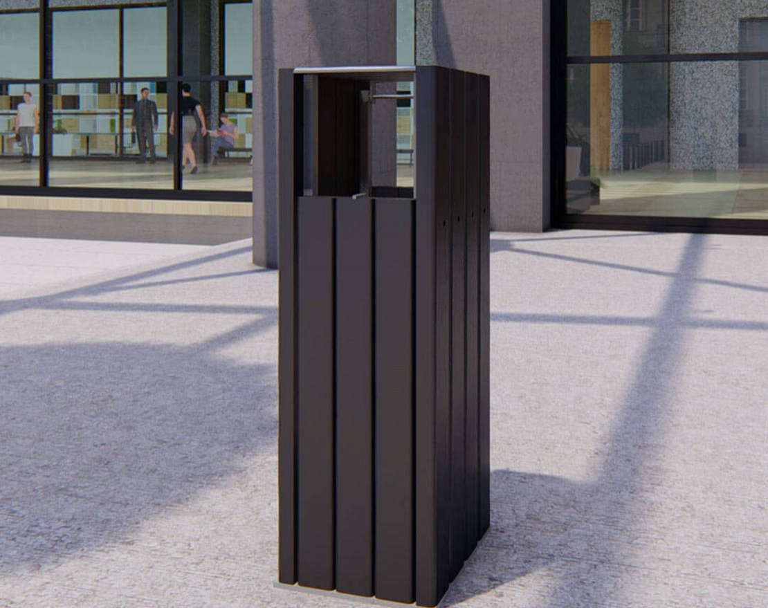 Урна с крышей Элеганс - вид 4