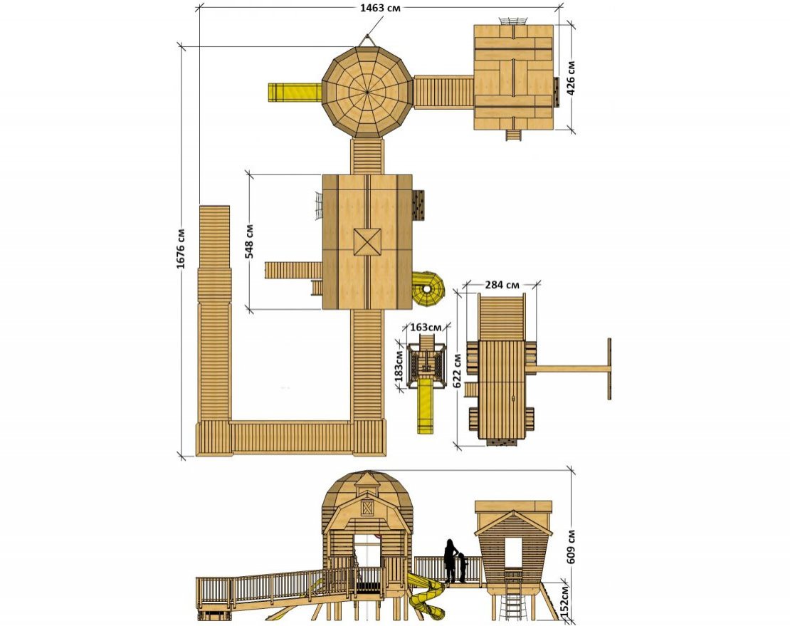 Игровой комплекс TORUDA WOOD Ферма - вид 3