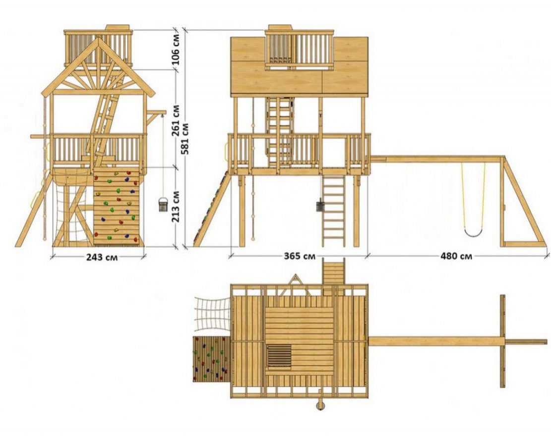 Игровой комплекс TORUDA WOOD Небесный страж - вид 2